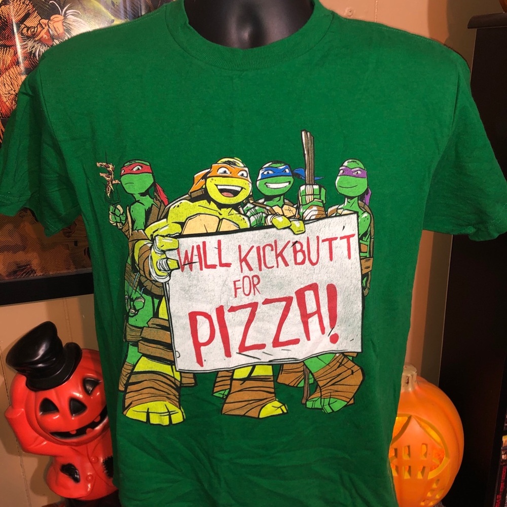 TMNT Will Kick Butt For Pizza! 🍕 boys t-shirt